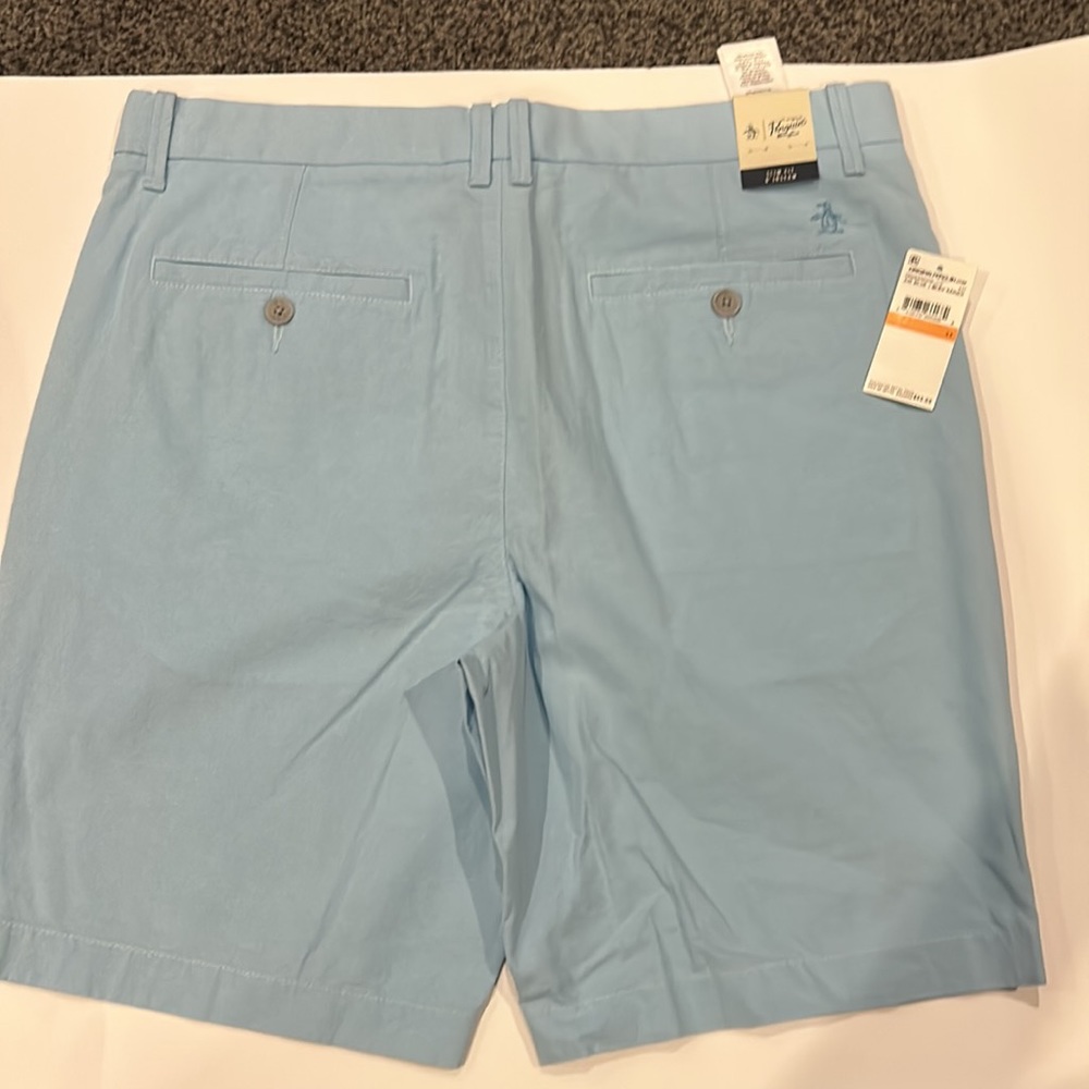 NWT Penguin Air Blue Dress Shorts - Picture 2 of 4